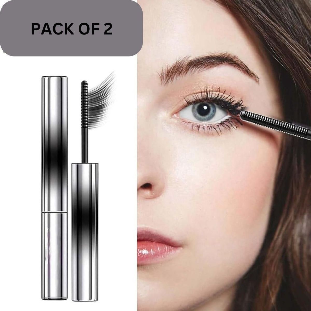 Iron Brush Mascara – 2 Piece Set