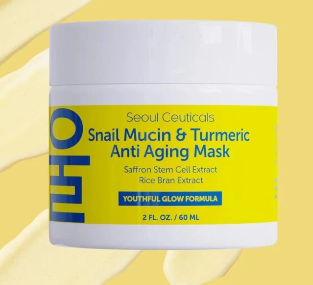 Snail Mucin & Turmeric Face Mask – Pack of 2 | Skincare